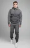 Grey Hybrid Pro Overhead Hoodie sold by Siksilk