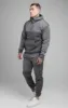 Grey Hybrid Pro Overhead Hoodie sold by Siksilk