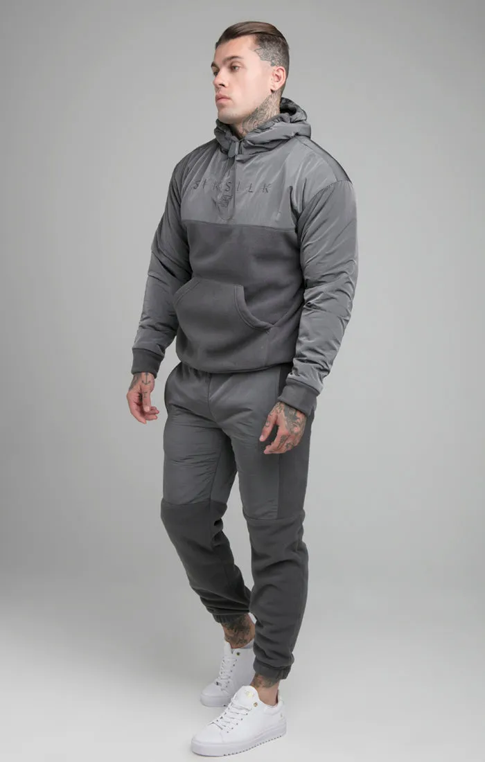 Grey Hybrid Pro Overhead Hoodie sold by Siksilk product image thumbnail 4