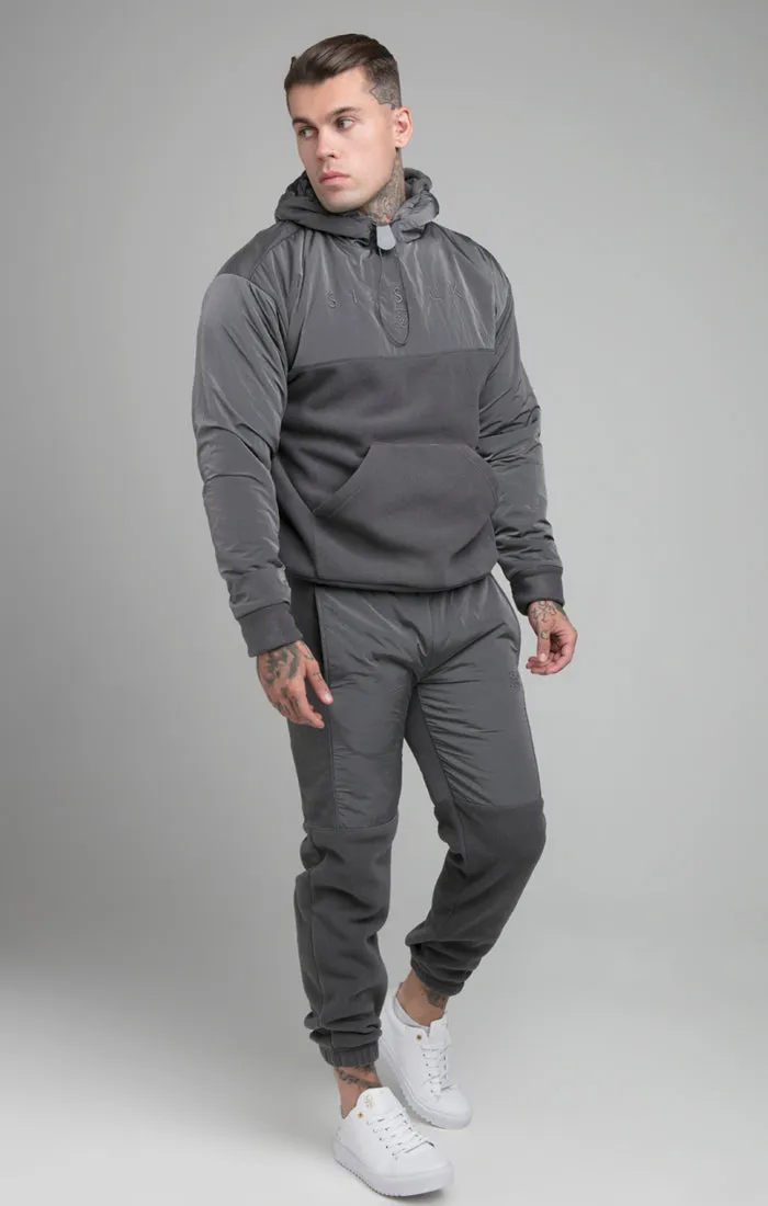 Grey Hybrid Pro Overhead Hoodie sold by Siksilk product image thumbnail 5