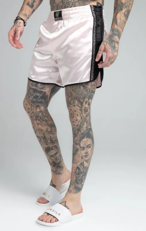 Pink Satin Short sold by Siksilk
