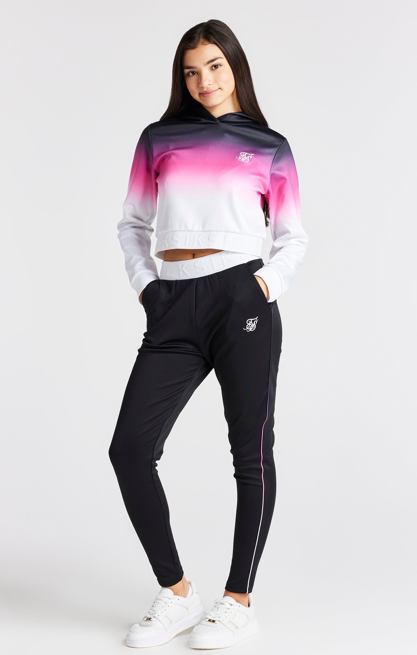 Girls Black Fade Hoodie sold by Siksilk product image thumbnail 3