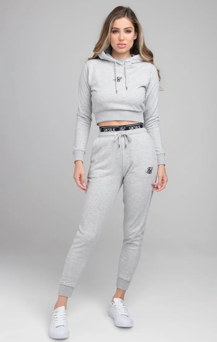 SikSilk Arc Tech Track Top - Grey Marl sold by Siksilk product image thumbnail 5