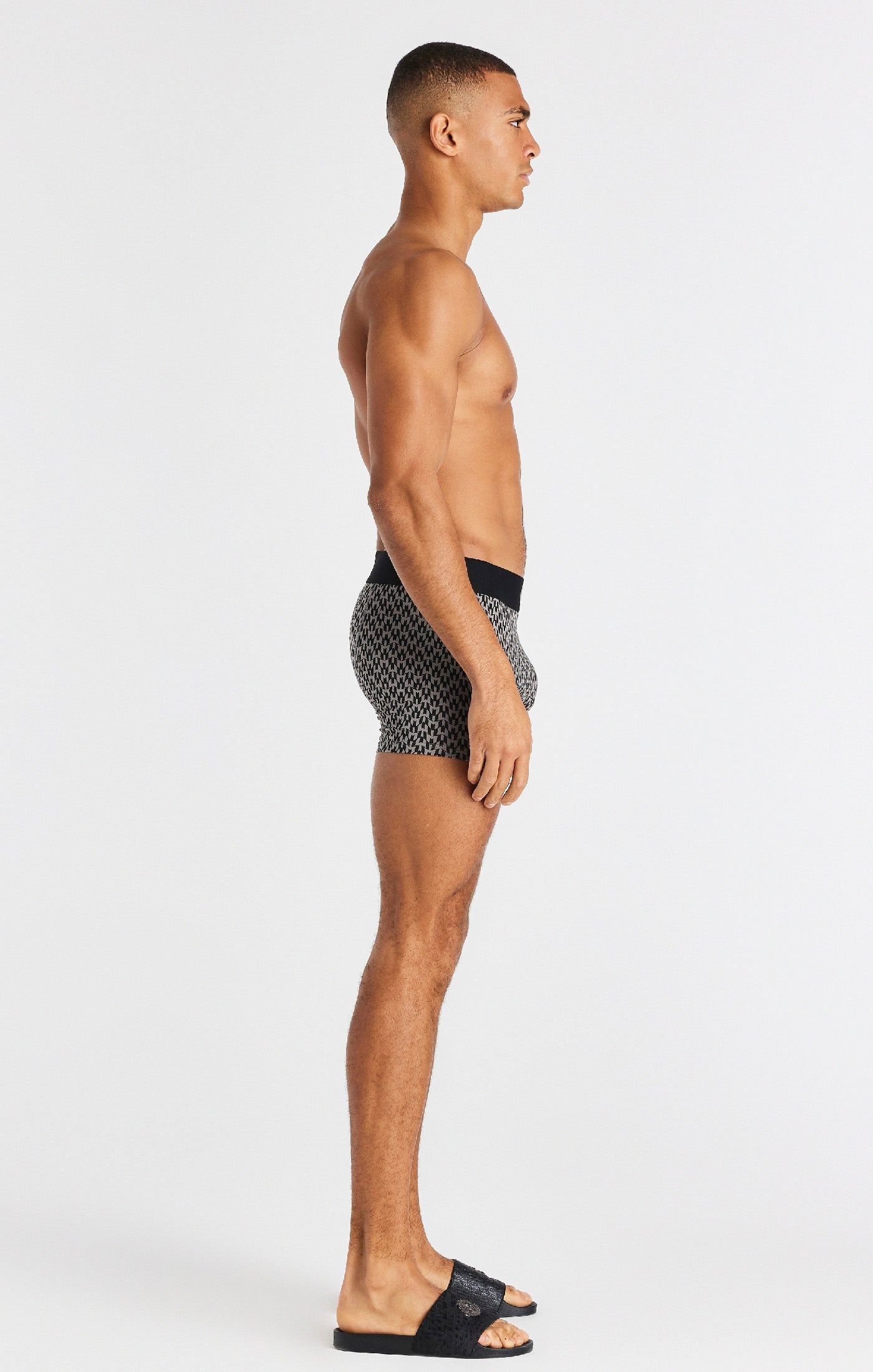 Black, Grey And Pink Aop 3 Pack Boxers sold by Siksilk product image thumbnail 14