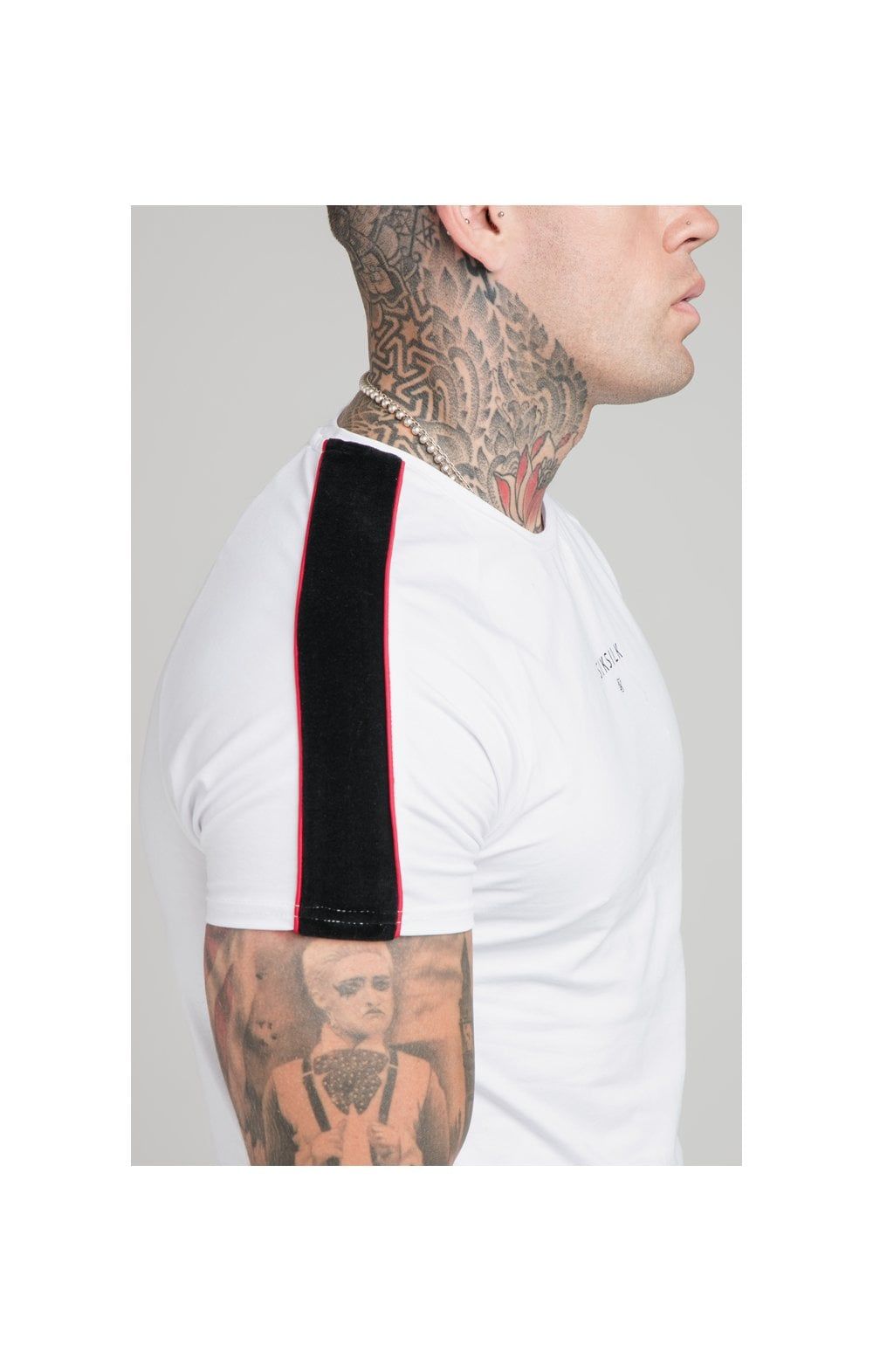 SikSilk Imperial Raglan Gym Tee - White sold by Siksilk product image thumbnail 2