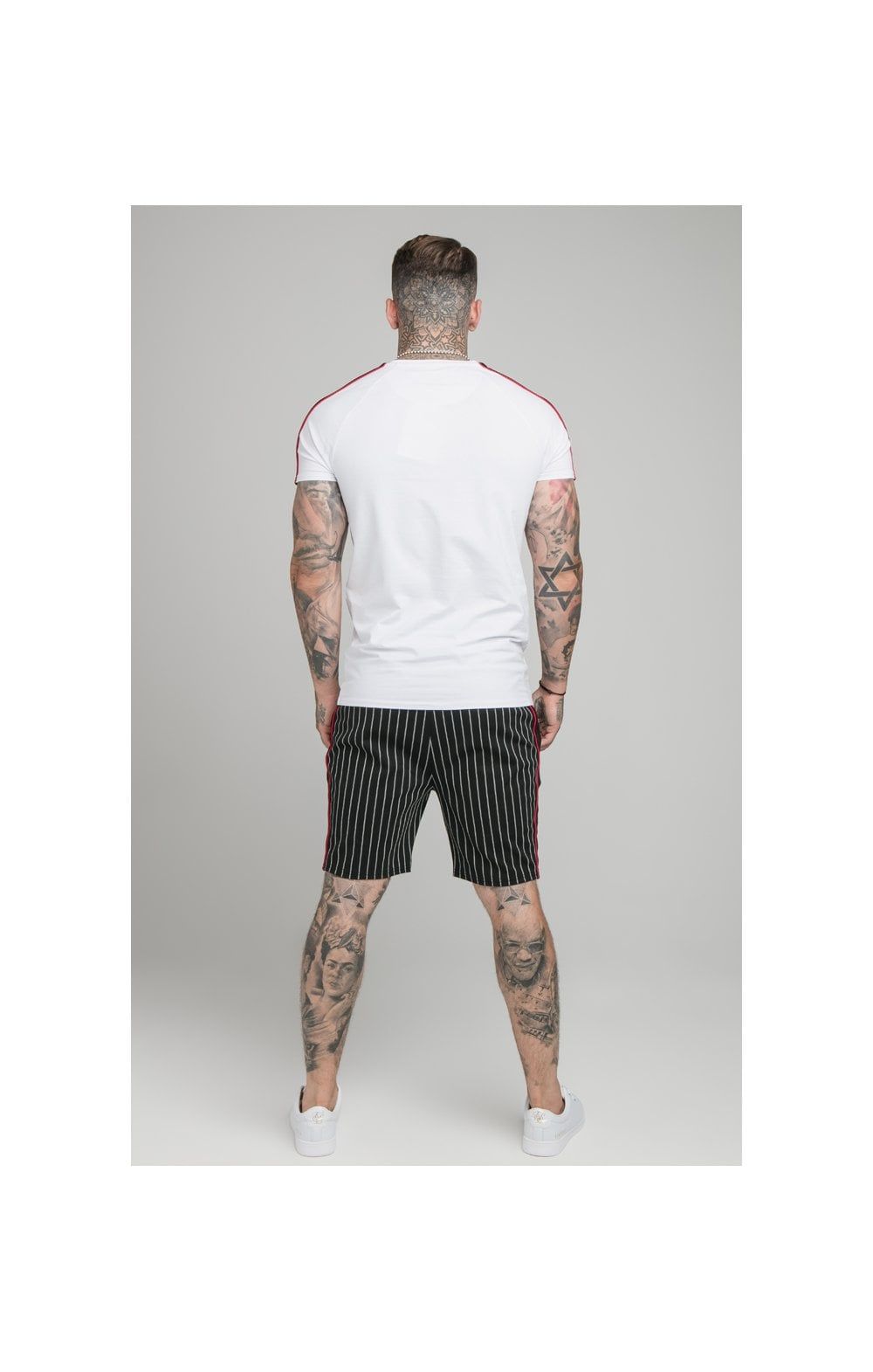 SikSilk Imperial Raglan Gym Tee - White sold by Siksilk product image thumbnail 6