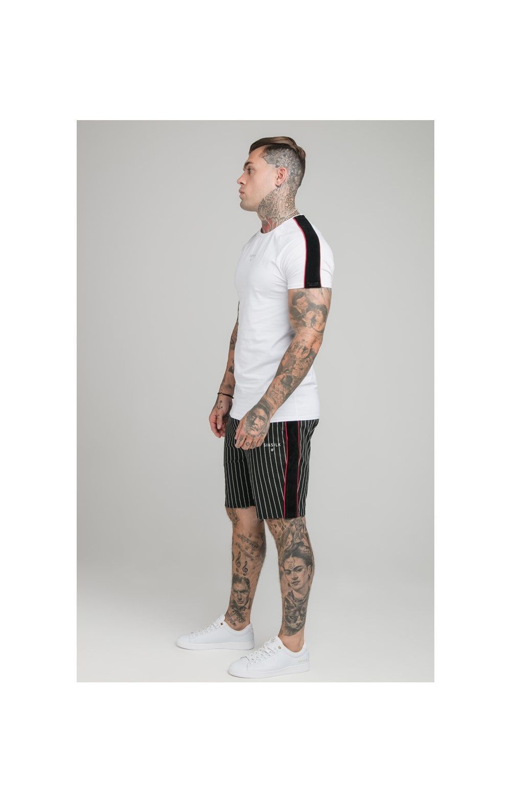 SikSilk Imperial Raglan Gym Tee - White sold by Siksilk product image thumbnail 3