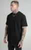 Black Gold Chain Relaxed Fit T-Shirt sold by Siksilk