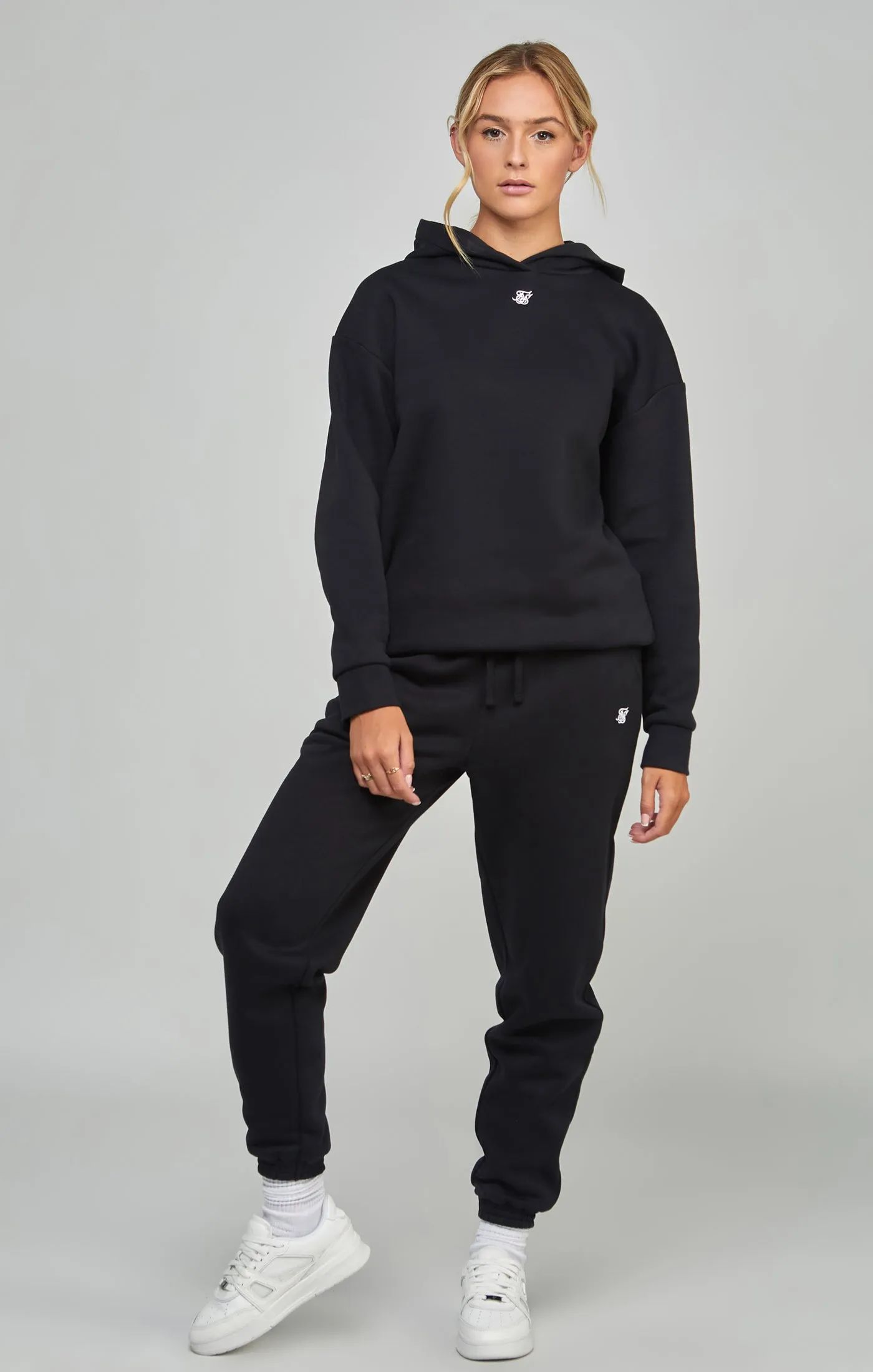 Black Essential Overhead Hoodie sold by Siksilk product image thumbnail 2