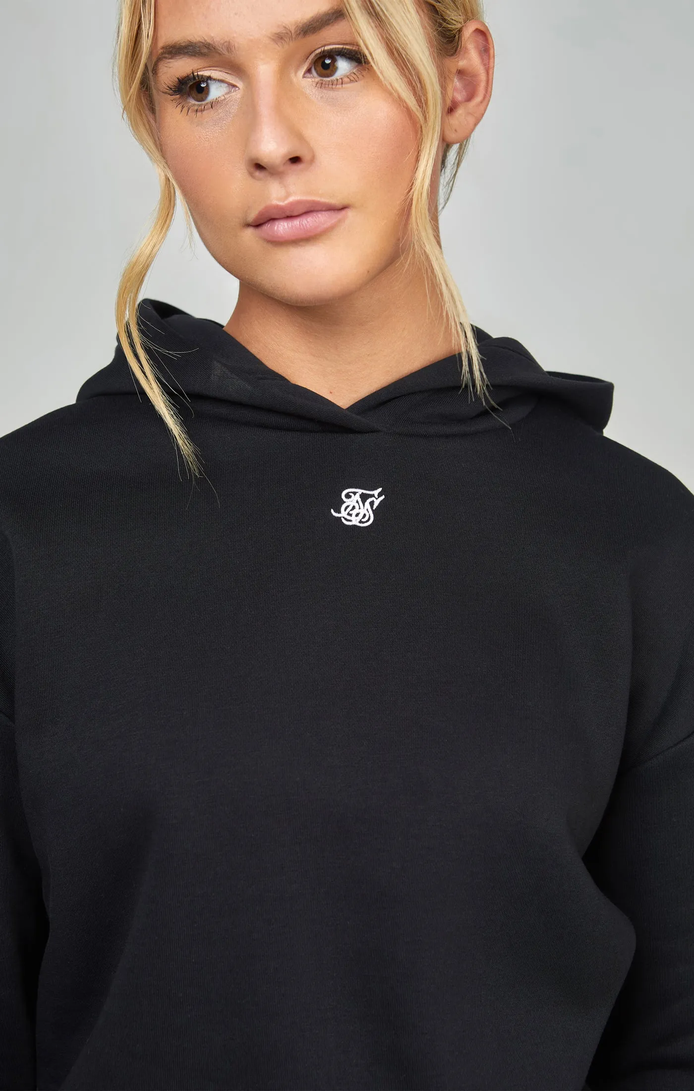 Black Essential Overhead Hoodie sold by Siksilk product image thumbnail 3