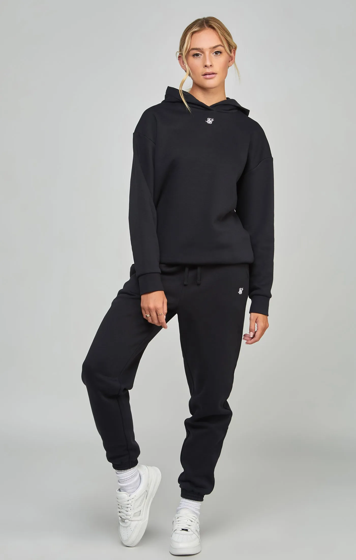 Black Essential Overhead Hoodie sold by Siksilk product image thumbnail 4