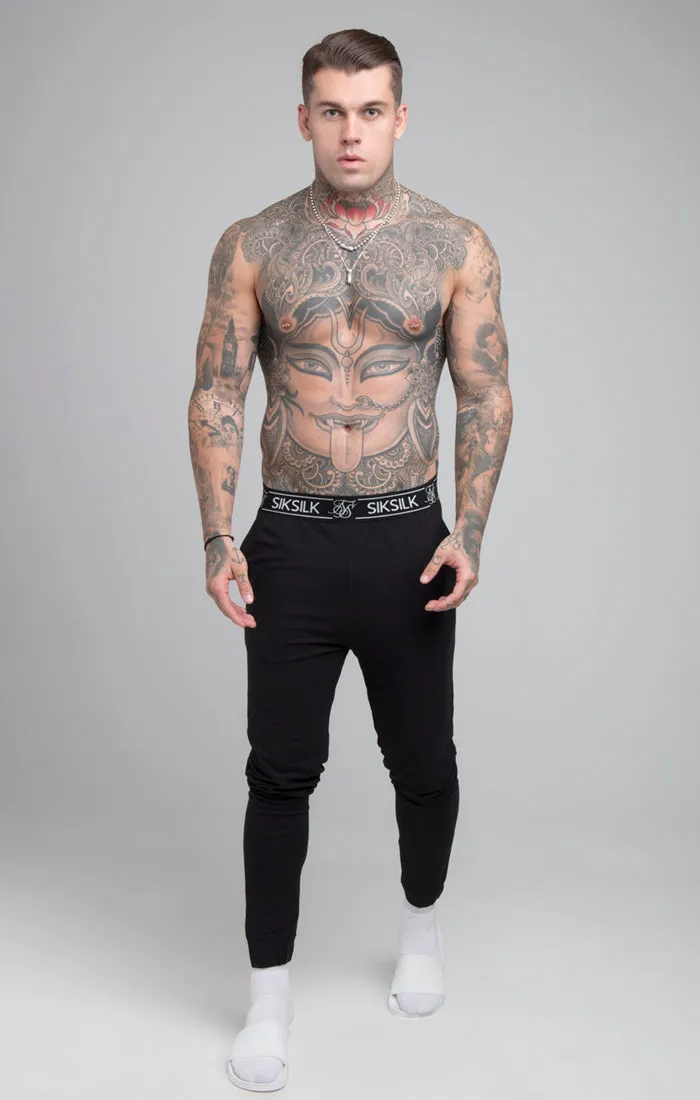 Black Lounge Pant sold by Siksilk
