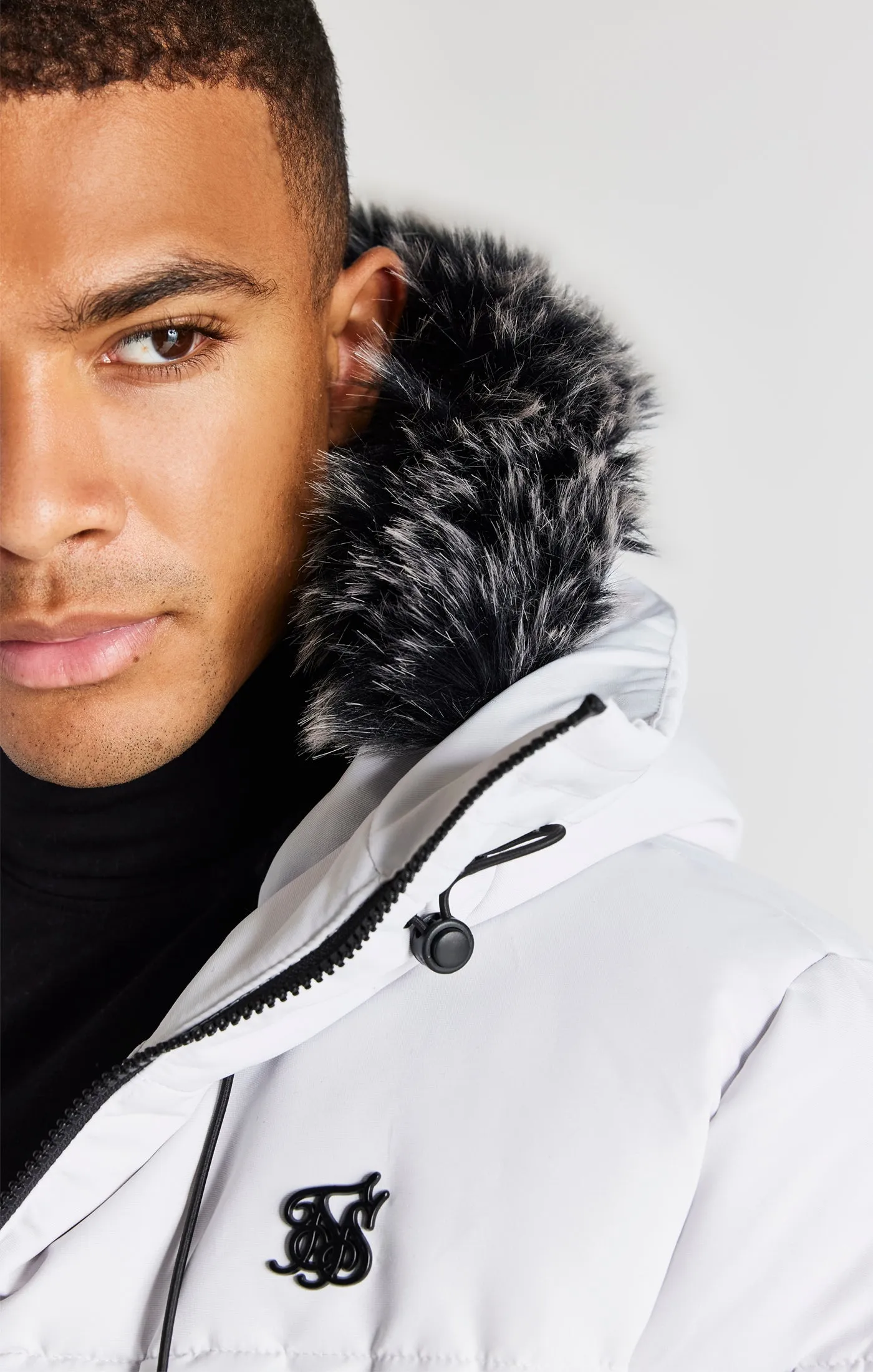 Grey Bomber Jacket sold by Siksilk product image thumbnail 2