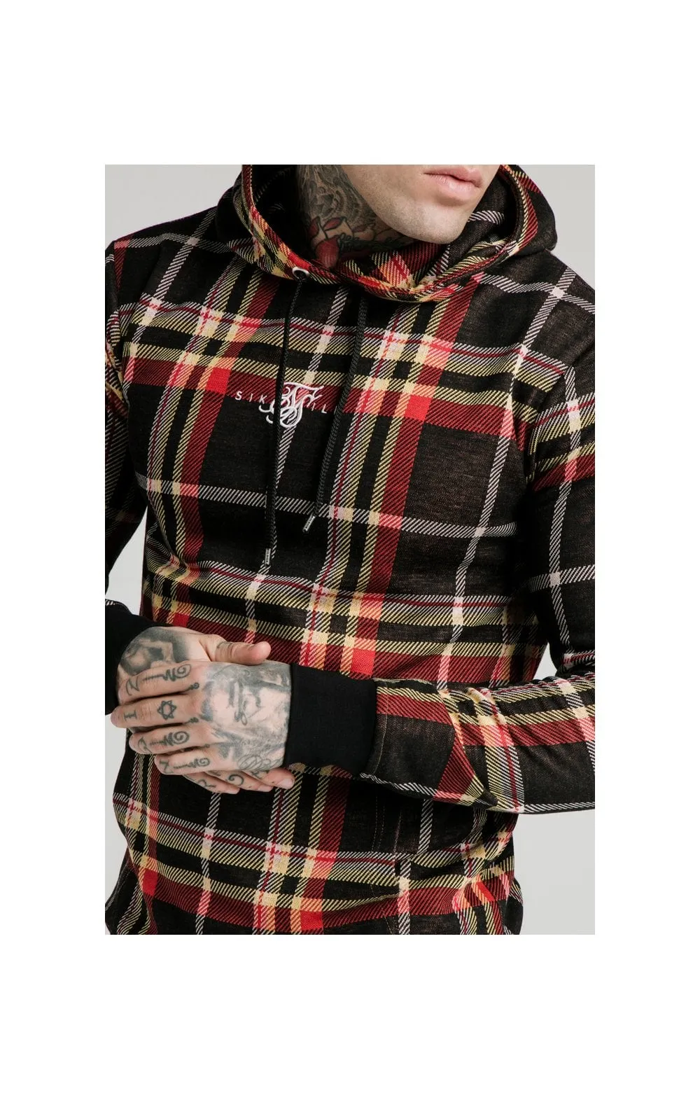 SikSilk Smart Overhead Hoodie - Multi Grain Check sold by Siksilk product image thumbnail 2