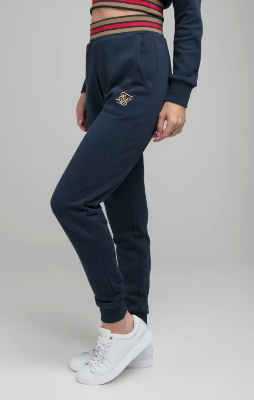 SikSilk Reign Track Pants - Navy sold by Siksilk