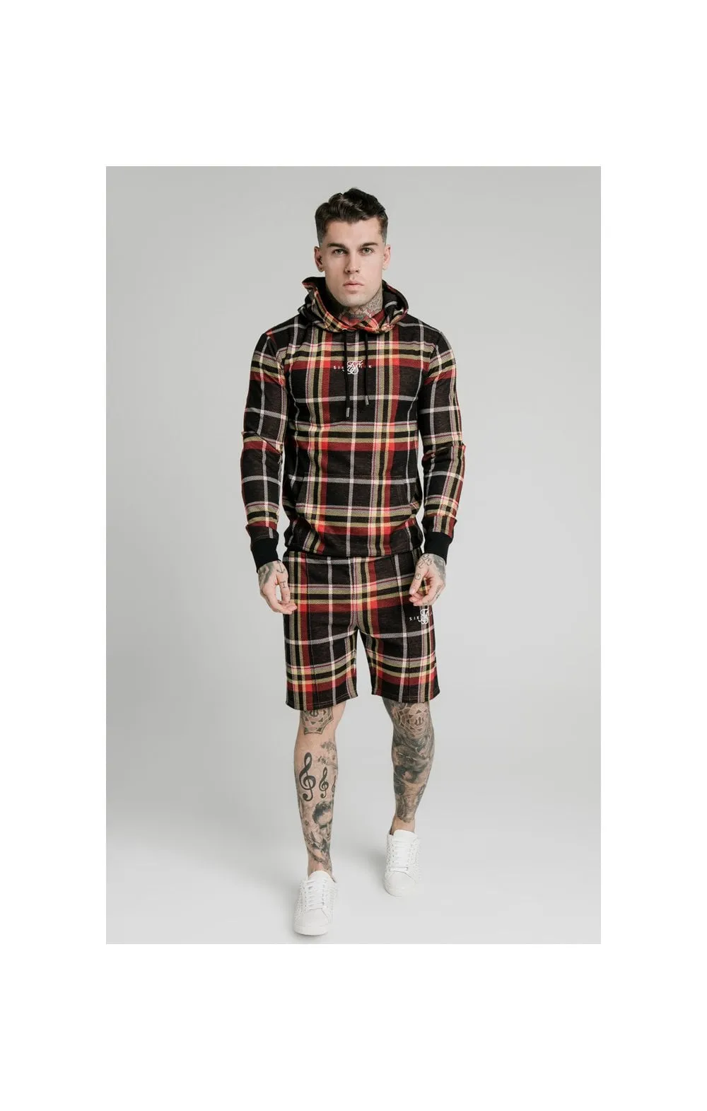 SikSilk Smart Overhead Hoodie - Multi Grain Check sold by Siksilk product image thumbnail 3