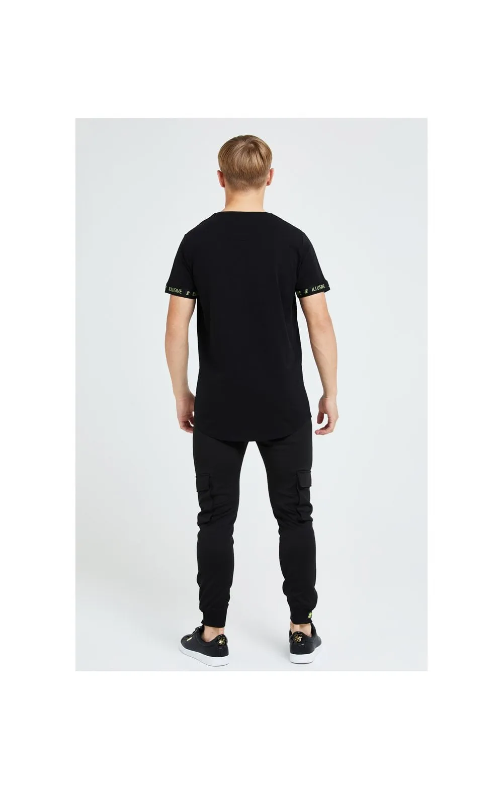 Illusive London Element Tech Tee - Black & Green sold by Siksilk product image thumbnail 4