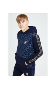 Illusive London Elite Overhead Hoodie - Navy sold by Siksilk
