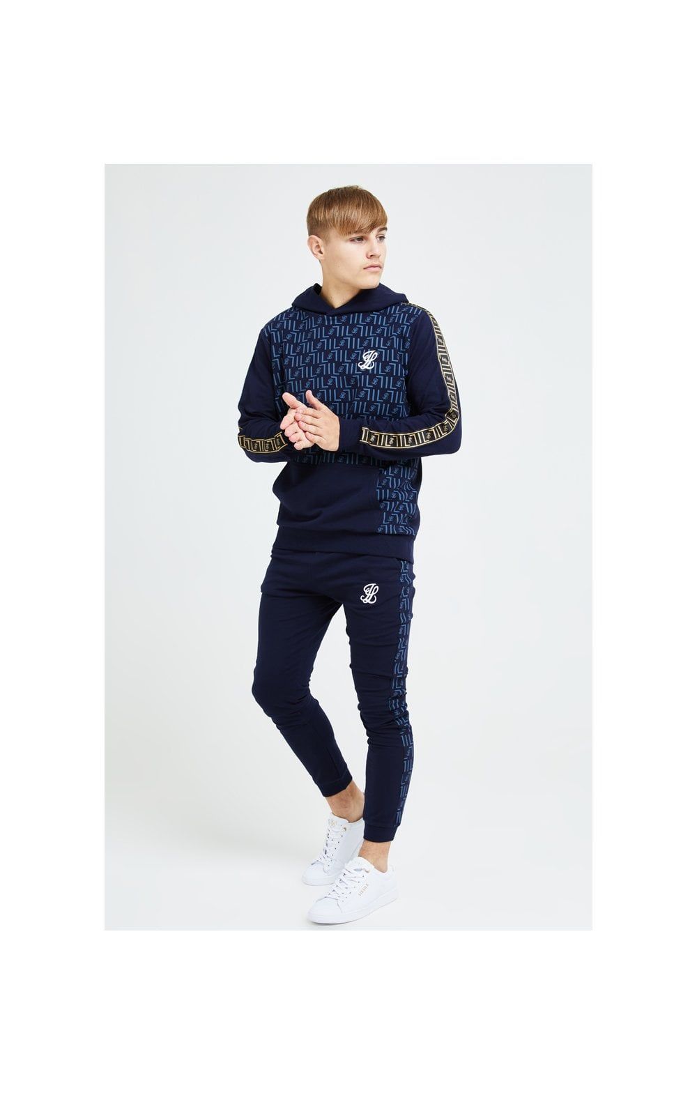 Illusive London Elite Overhead Hoodie - Navy sold by Siksilk product image thumbnail 4