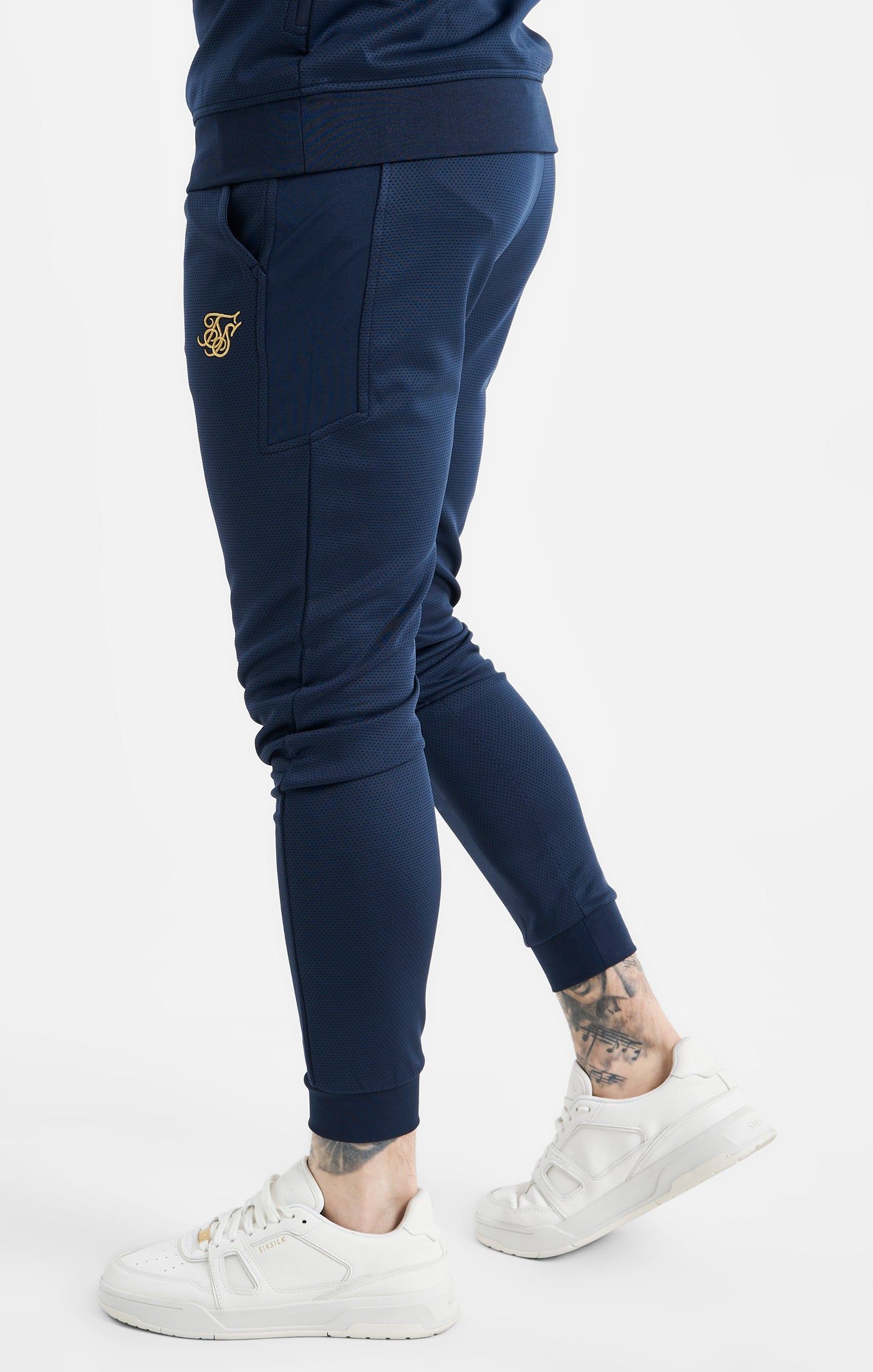 Navy Collegiate Jogger sold by Siksilk product image thumbnail 2