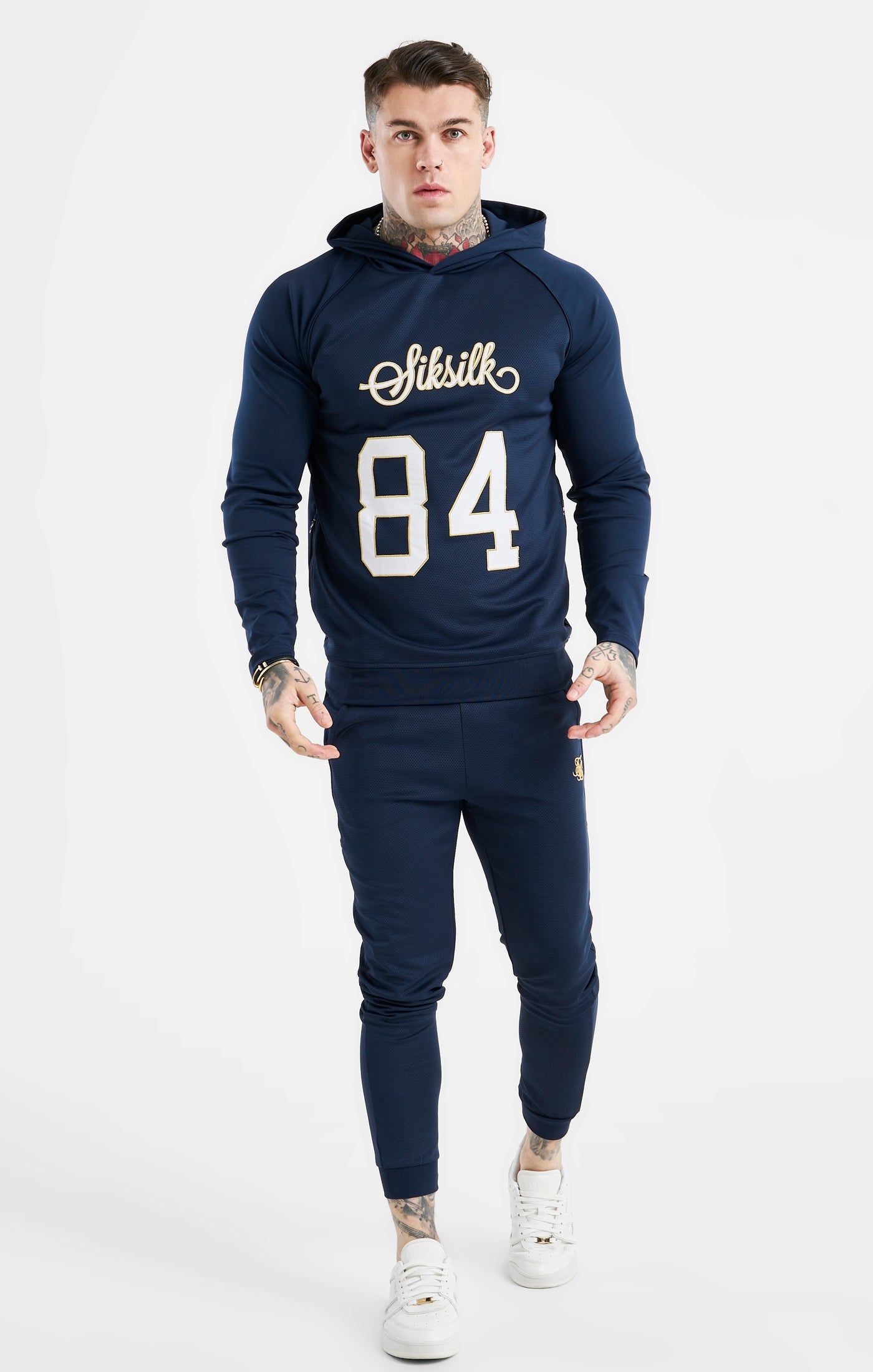 Navy Collegiate Jogger sold by Siksilk product image thumbnail 3