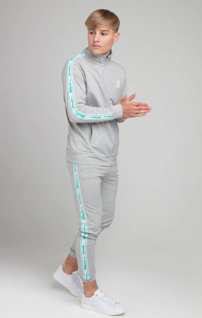 Boys Illusive Grey Marl Taped Zip Thru sold by Siksilk product image thumbnail 5
