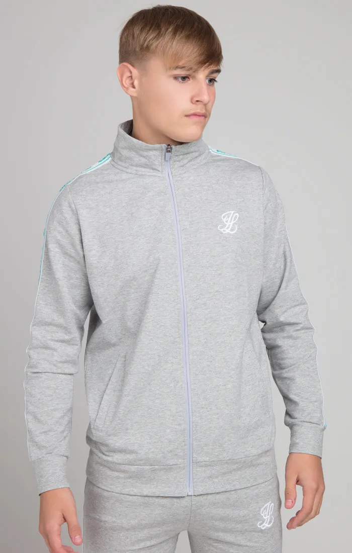 Boys Illusive Grey Marl Taped Zip Thru sold by Siksilk product image thumbnail 2
