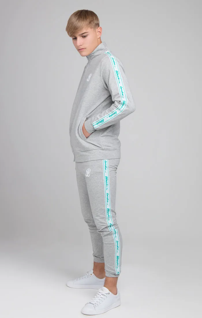 Boys Illusive Grey Marl Taped Zip Thru sold by Siksilk product image thumbnail 3
