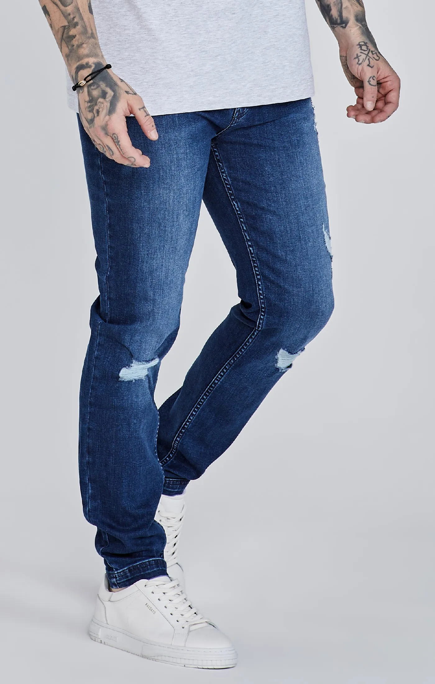 Slim Fit Jeans Blue sold by Siksilk
