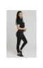 SikSilk Colour Signature Crop Tee - Black sold by Siksilk