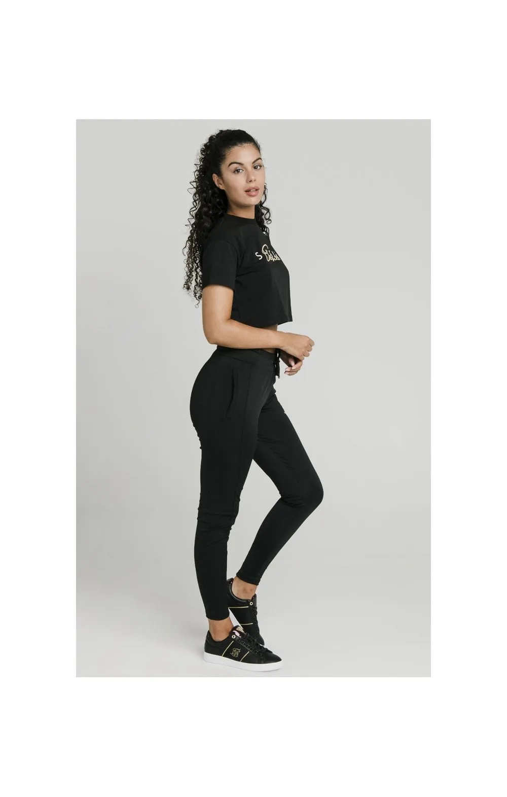 SikSilk Colour Signature Crop Tee - Black sold by Siksilk product image thumbnail 3