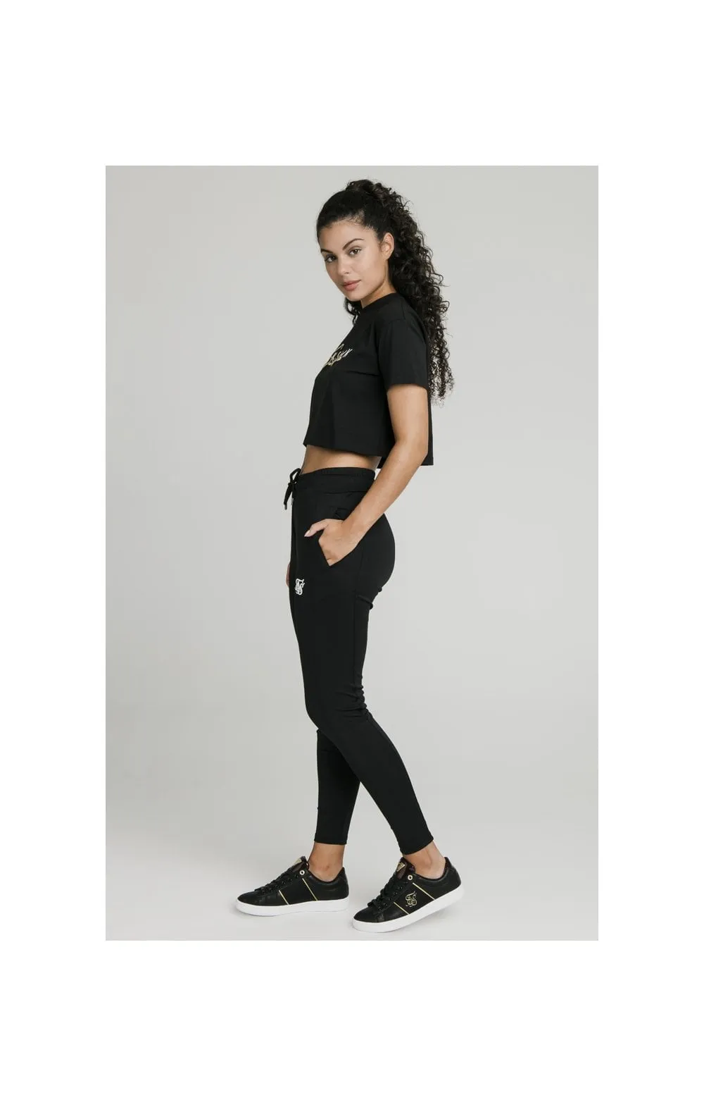 SikSilk Colour Signature Crop Tee - Black sold by Siksilk product image thumbnail 4