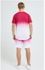 Illusive London Flux Fade Tee - Pink & White sold by Siksilk
