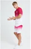 Illusive London Flux Fade Tee - Pink & White sold by Siksilk