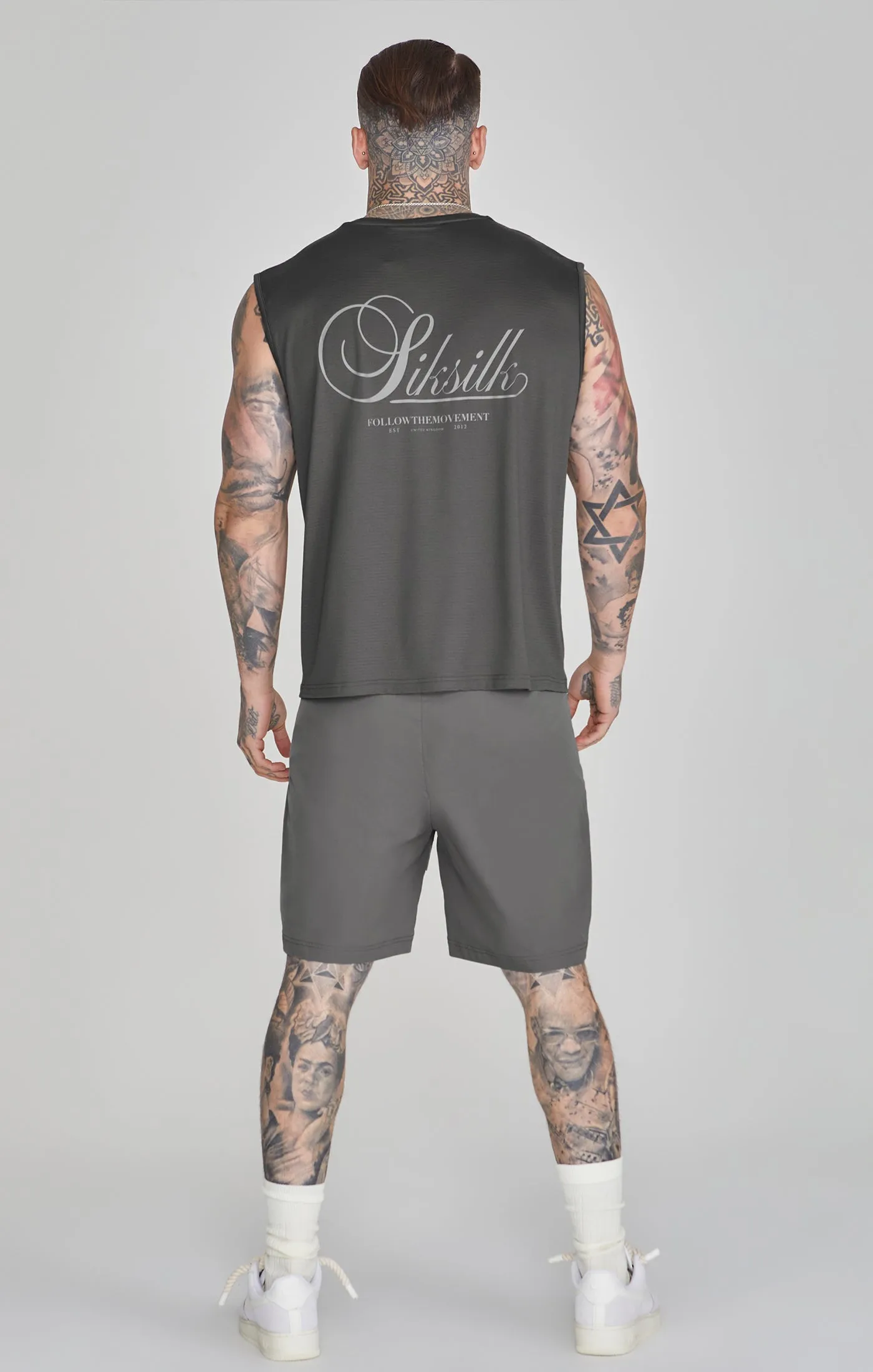 Grey Cargo Shorts sold by Siksilk product image thumbnail 5
