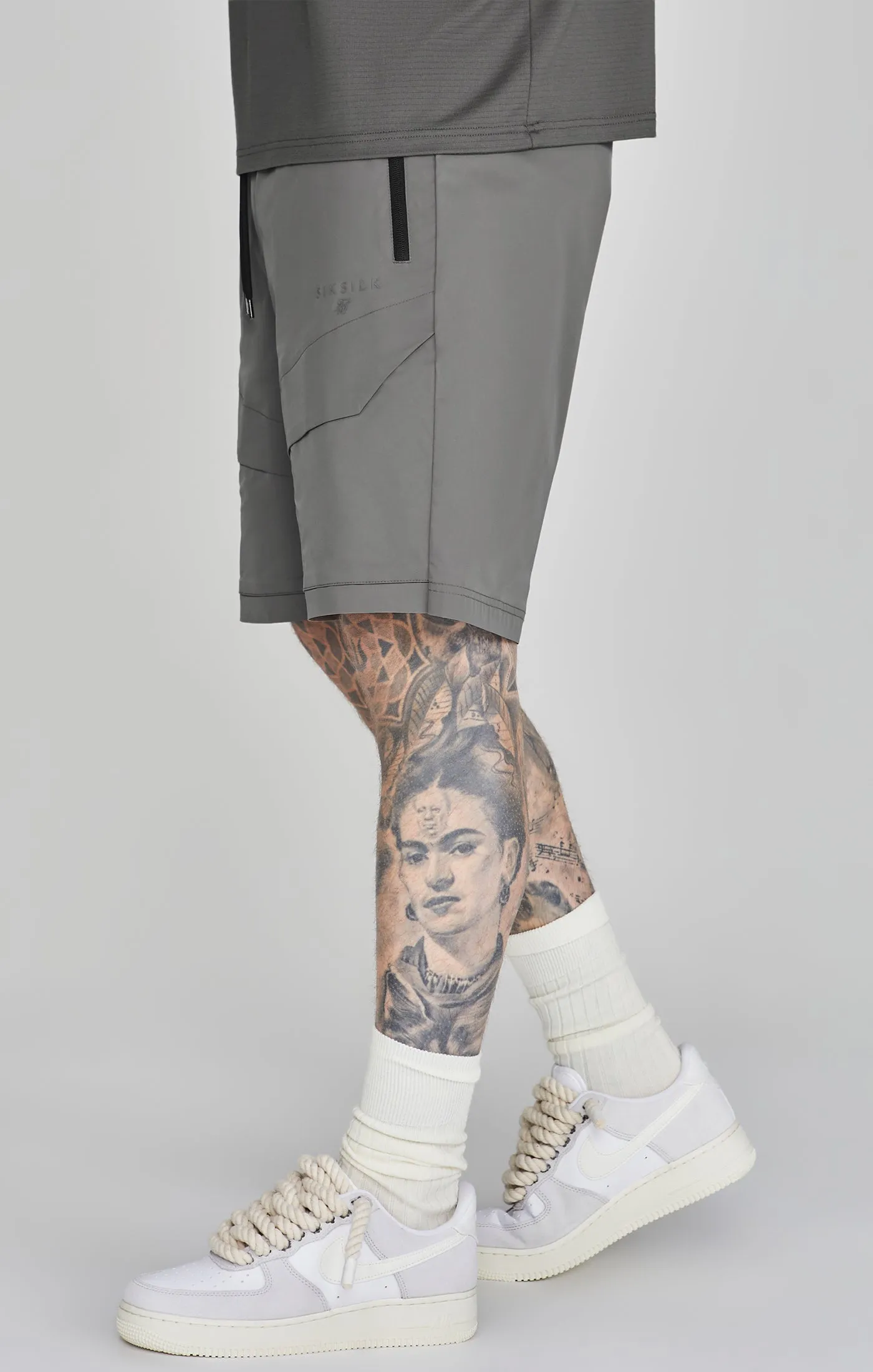 Grey Cargo Shorts sold by Siksilk product image thumbnail 3