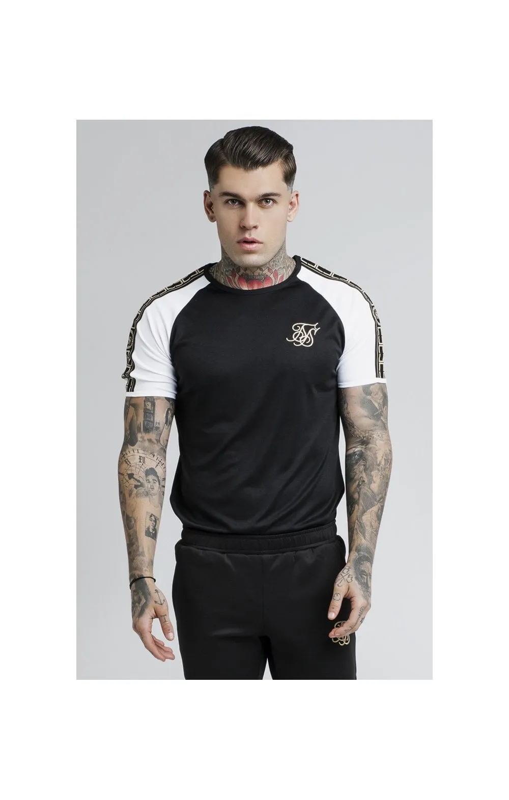 SikSilk Performance Tee – Black sold by Siksilk