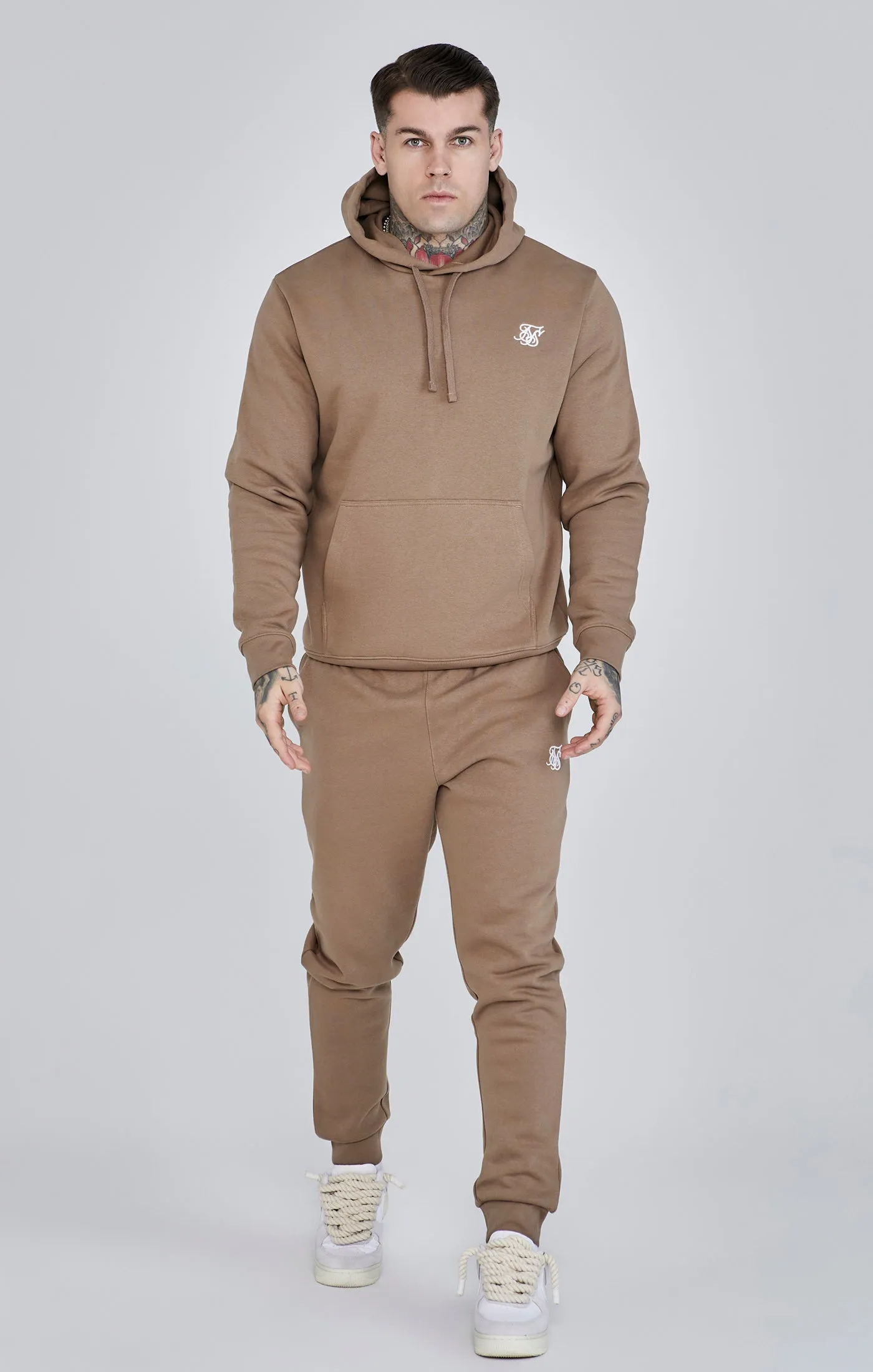 Brown Essentials Overhead Hoodie sold by Siksilk product image thumbnail 2