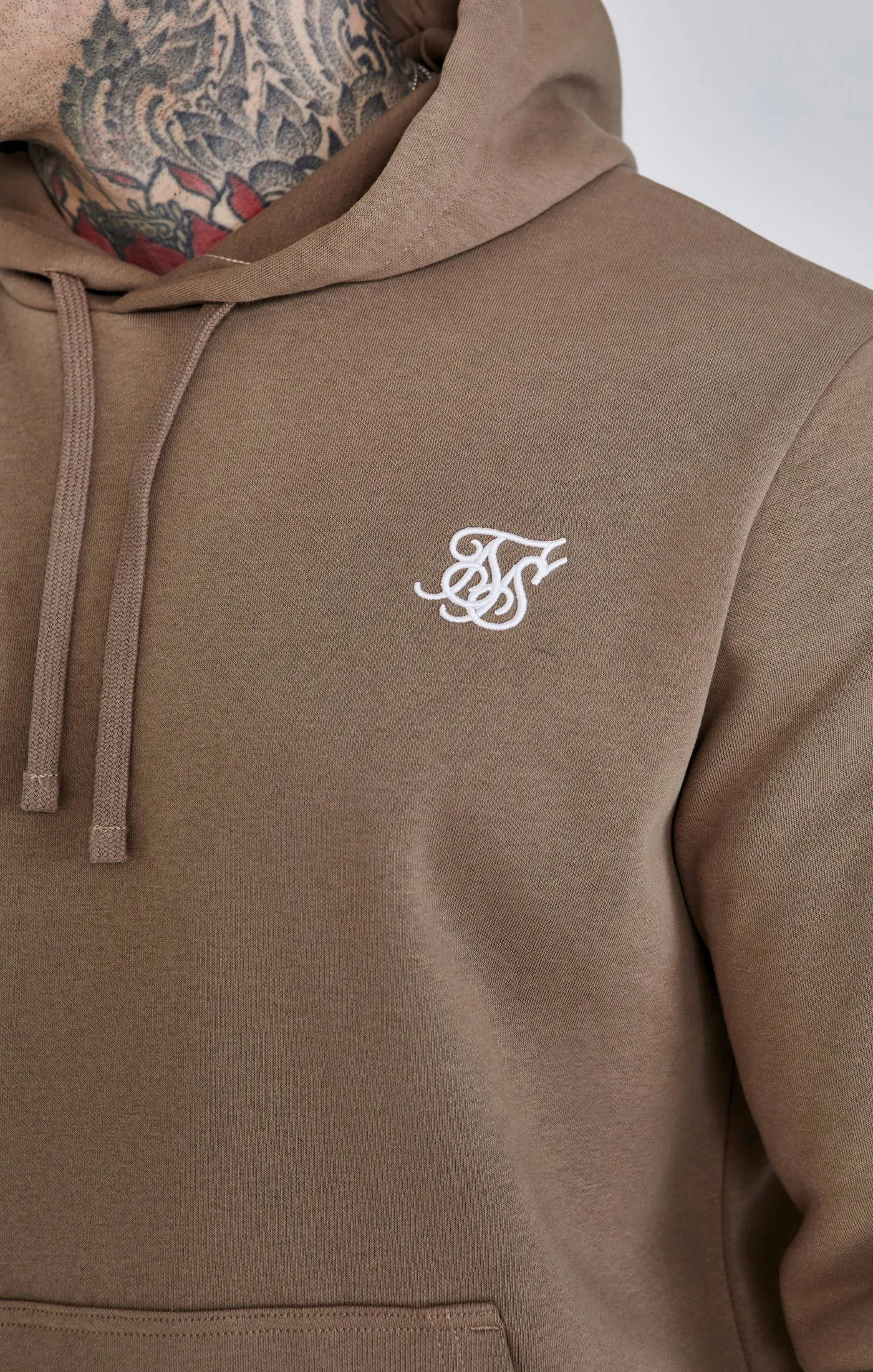Brown Essentials Overhead Hoodie sold by Siksilk product image thumbnail 3