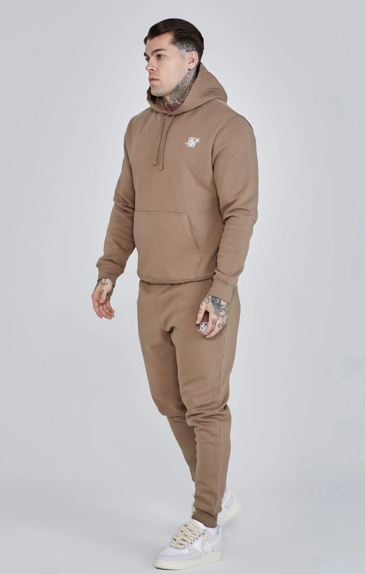 Brown Essentials Overhead Hoodie sold by Siksilk product image thumbnail 4