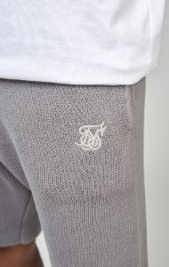 Grey Knitted Shorts sold by Siksilk