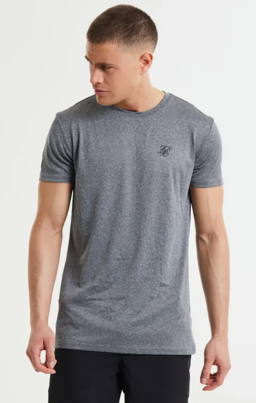 SikSilk Core Poly Tee - Grey Grindle sold by Siksilk