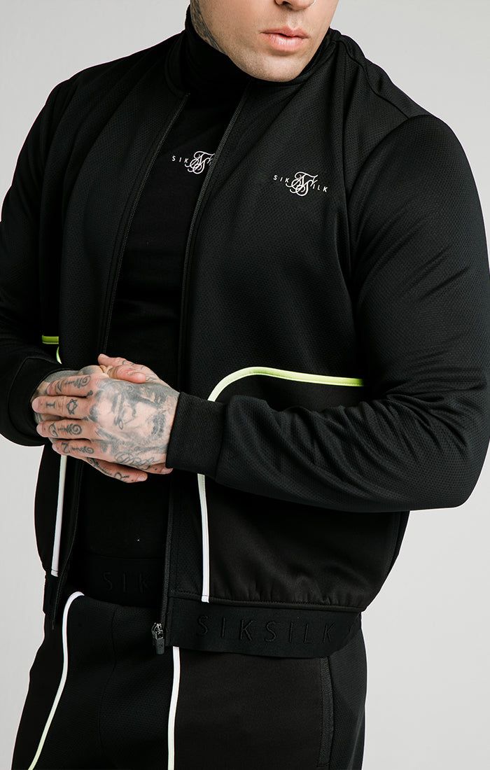 SikSilk Legacy Fade Bomber – Black & Fluro White sold by Siksilk product image thumbnail 2