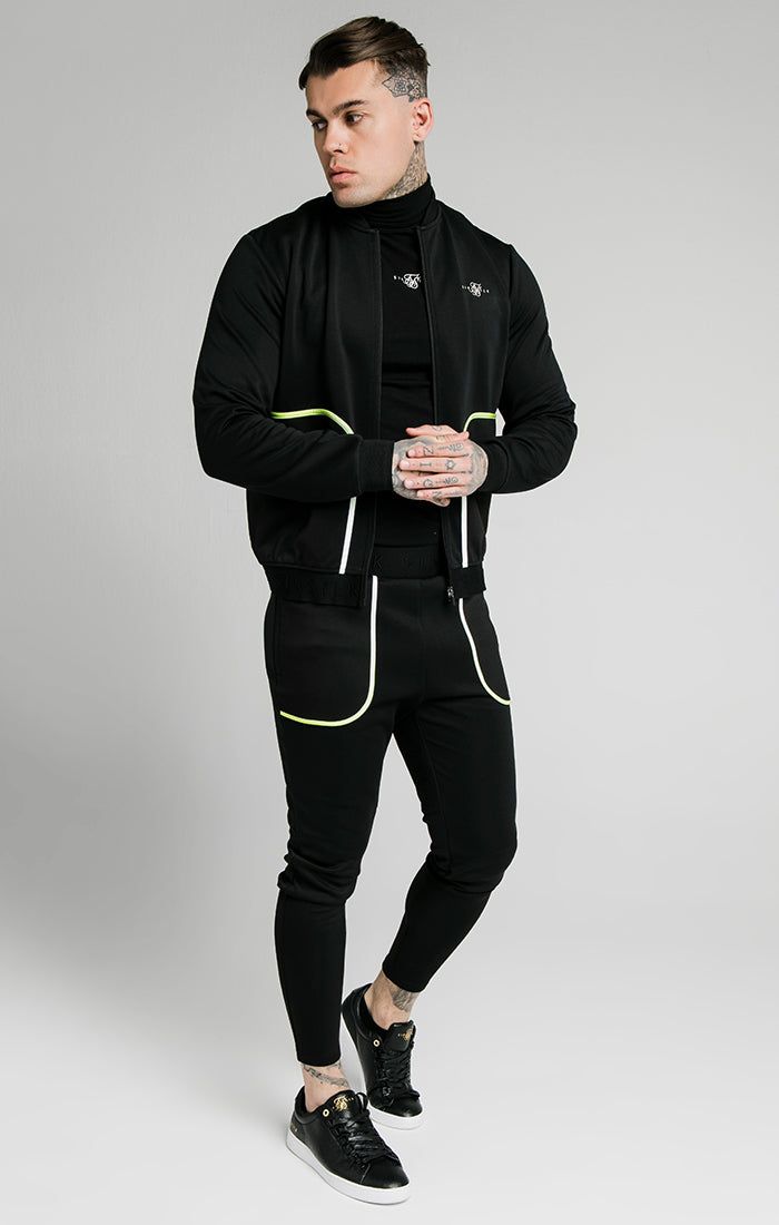 SikSilk Legacy Fade Bomber – Black & Fluro White sold by Siksilk product image thumbnail 4
