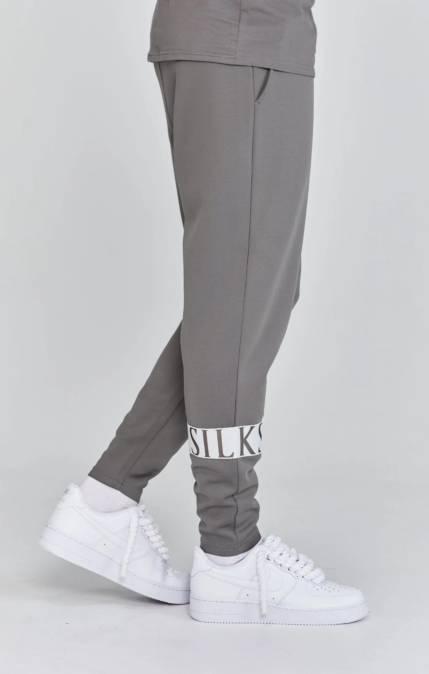 Grey Dynamic Joggers sold by Siksilk