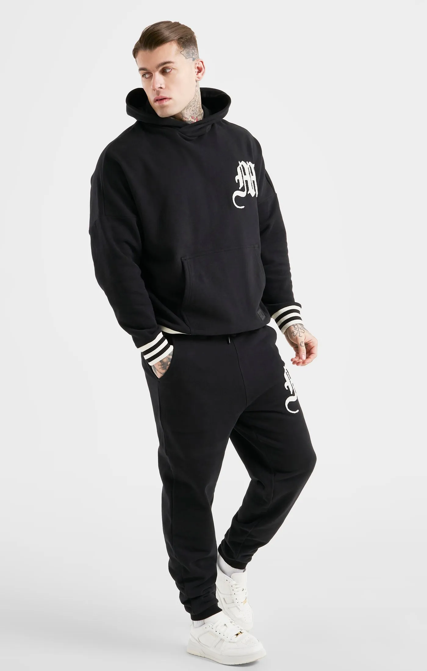 Messi x SikSilk Black Logo Oversized Hoodie sold by Siksilk product image thumbnail 4