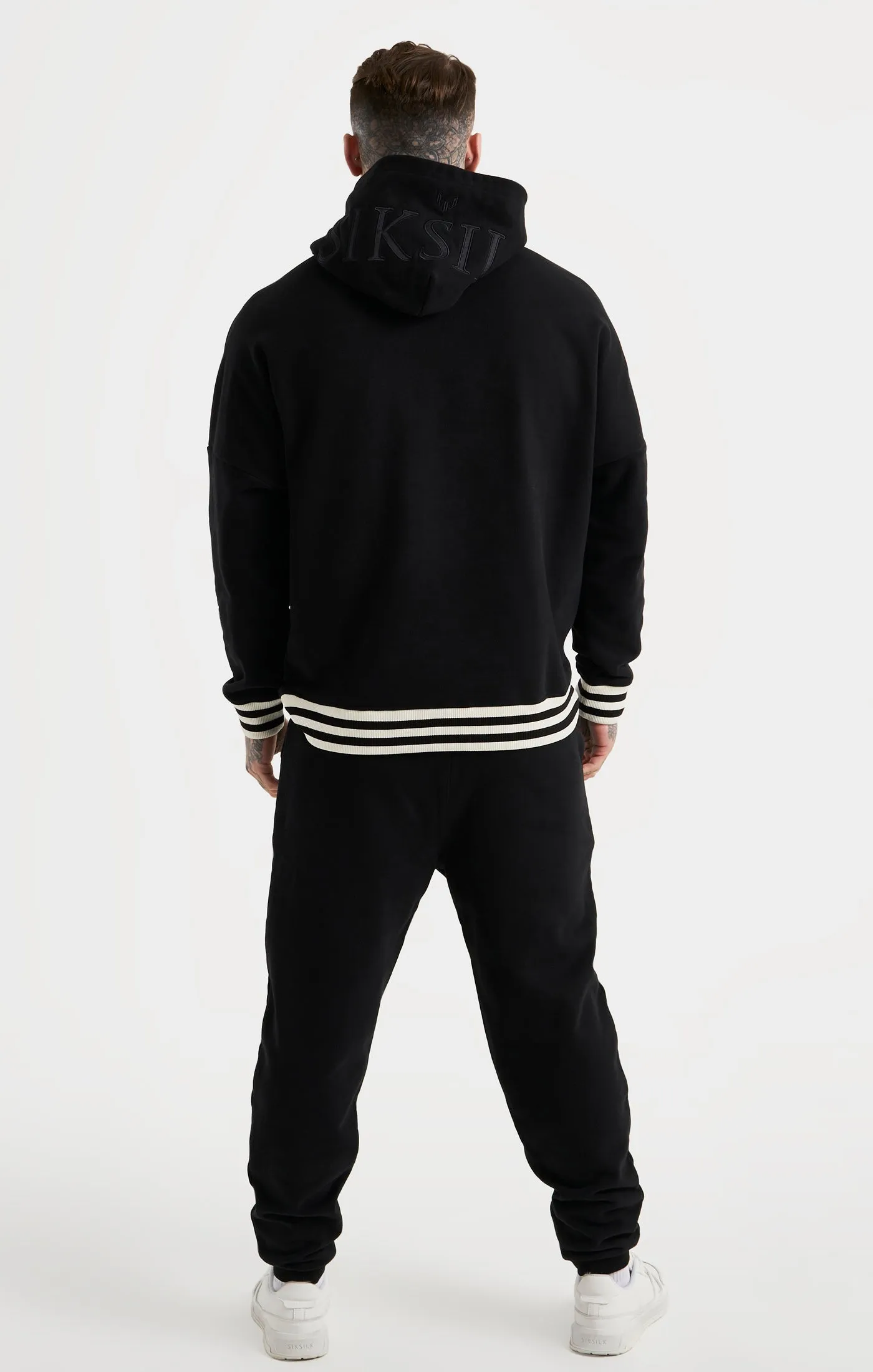 Messi x SikSilk Black Logo Oversized Hoodie sold by Siksilk product image thumbnail 5