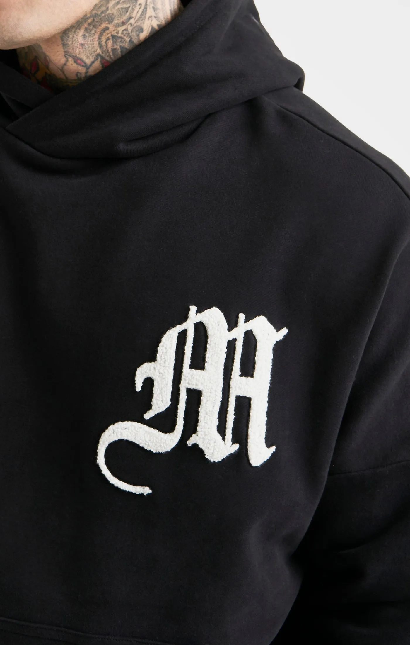 Messi x SikSilk Black Logo Oversized Hoodie sold by Siksilk product image thumbnail 2