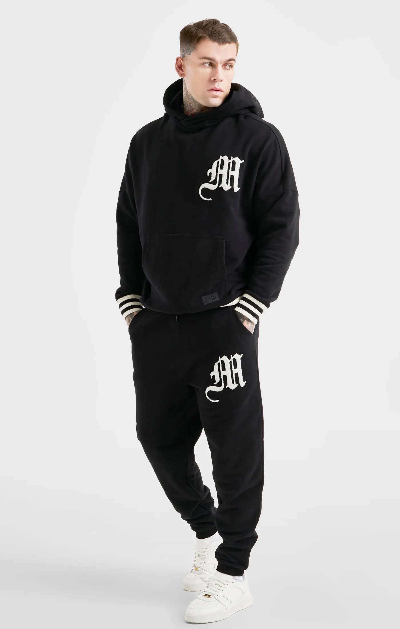 Messi x SikSilk Black Logo Oversized Hoodie sold by Siksilk product image thumbnail 3