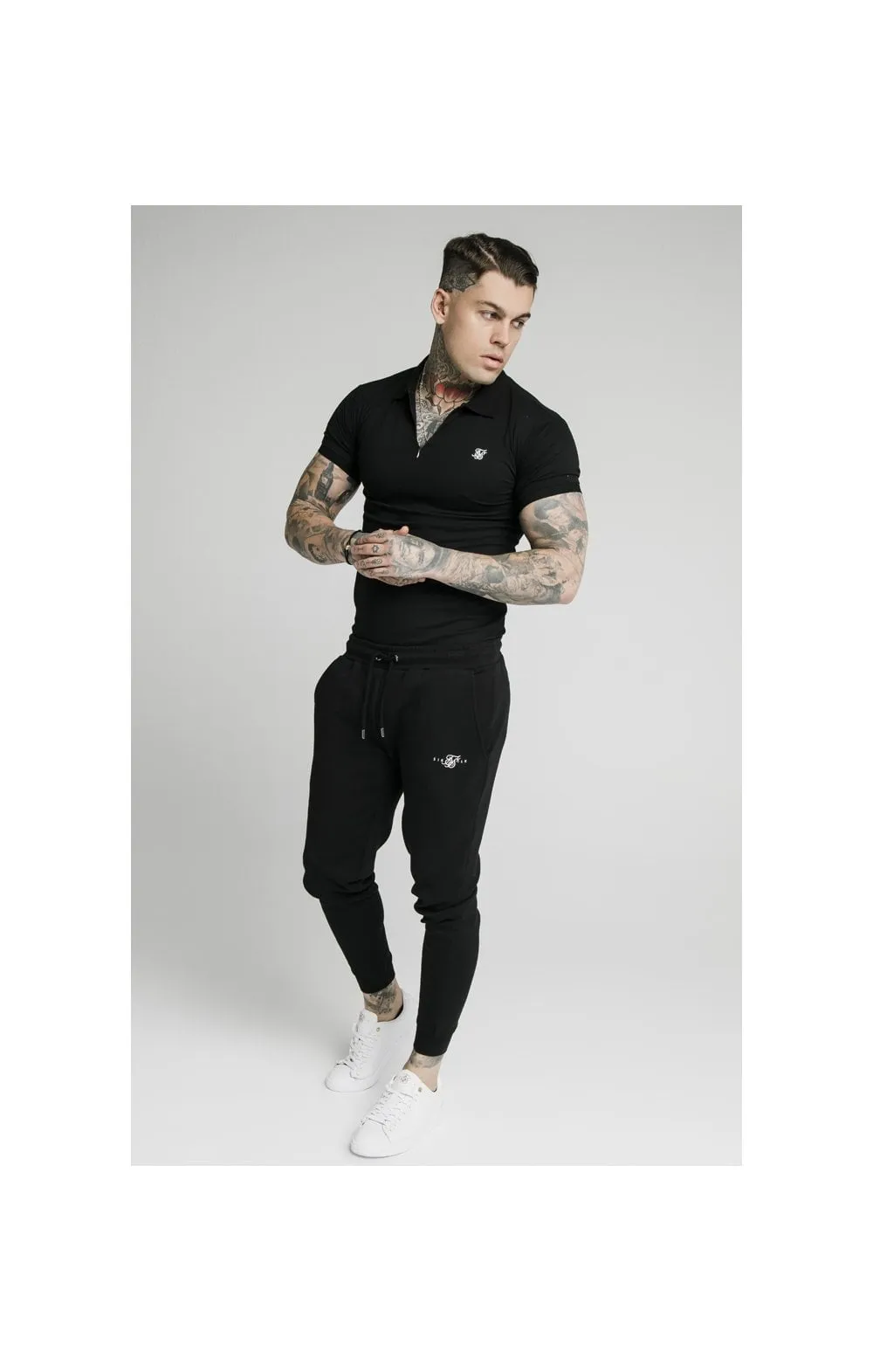 SikSilk Muscle Fit Jogger – Black sold by Siksilk product image thumbnail 4